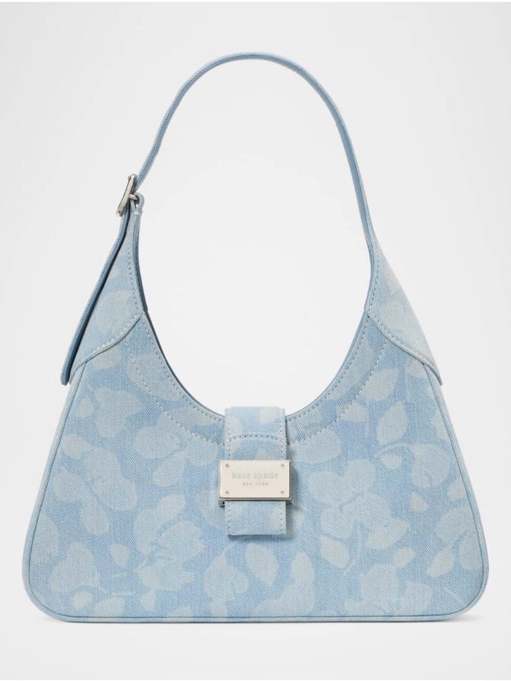 Kate Spade New York Nouveau Floral Denim Small Shoulder Bag
